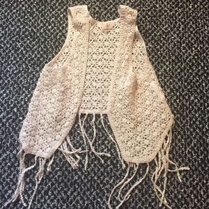 Crotchet fringe festival vest