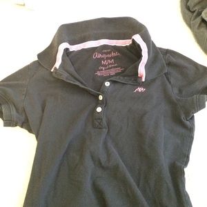 Navy polo shirt