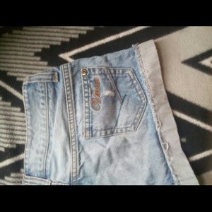 Vans Jean Loose Fit Slightly Ripped Shorts