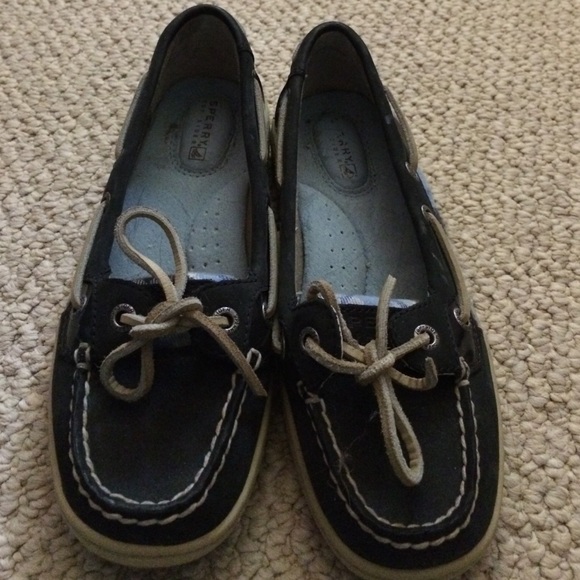 Navy Sperry Boat Shoes