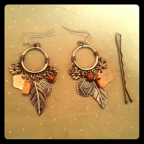 Dream catcher earrings