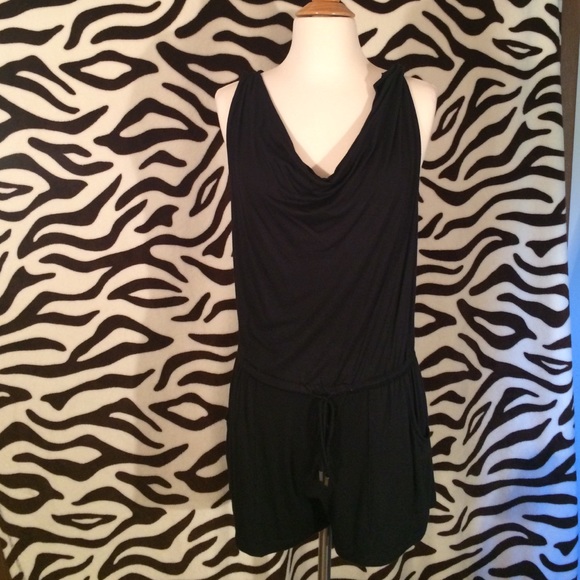 NWT Black MOSSIMO romper