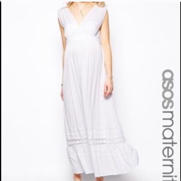 ASOS Dresses & Skirts - Asos Maternity Dress- white