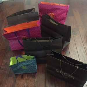 Authentic Tory Burch, Gucci, Louis Vuitton shopper