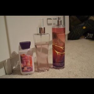 Bath and body works lotion and body spray