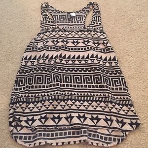 Divided by H &M Aztec racer back tank