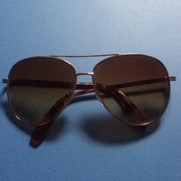 Brown Aviator Sunglasses