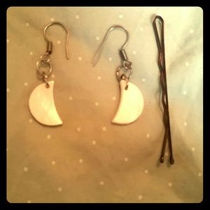 Half moon earrings