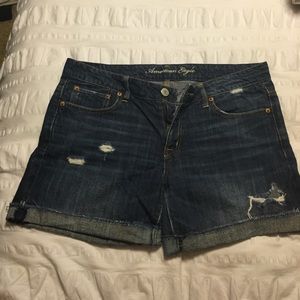 Distress American Eagle Jean Shorts