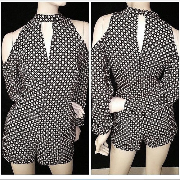 Sold- Retro Inspired Stars and Dots Romper