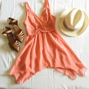 Coral beach cover up.