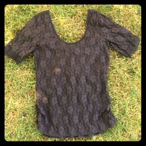 Black Lace Top