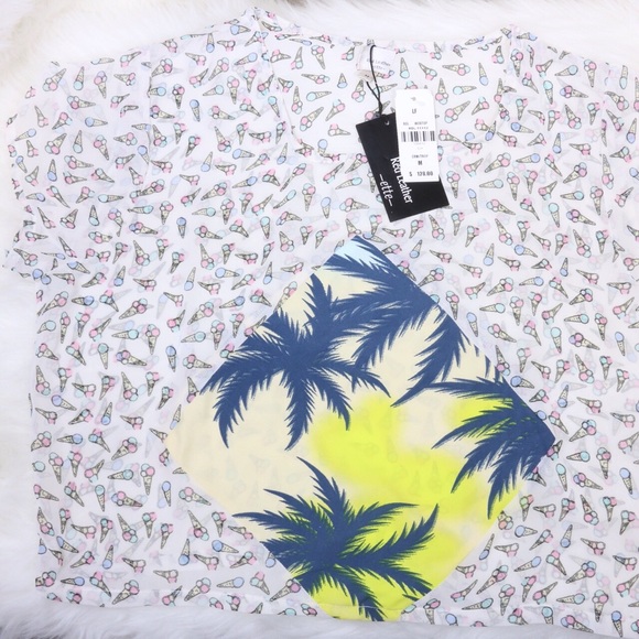 πSoldππHP LF Ice Cream Sheer Crop Top - Picture 2 of 4