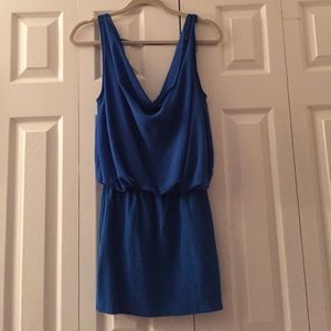 Zara blue mini dress