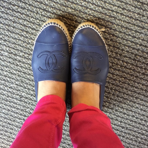 Espadrilles blue chanel