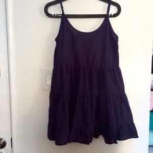 Navy babydoll dress