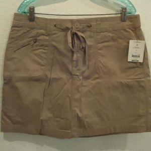 Khaki colored Skort (Shorts Underneath)