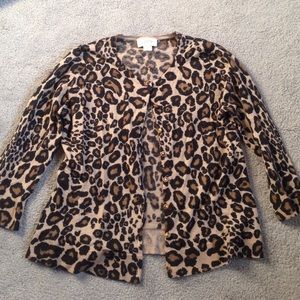Leopard cardigan