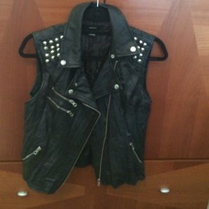 leather vest