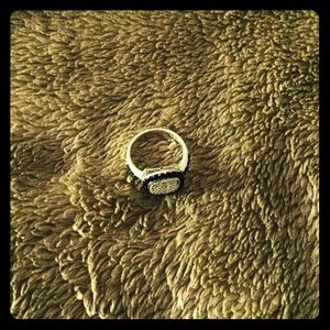 10k gold ring over Serling silver