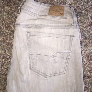 light washed gray American Eagle jeans!