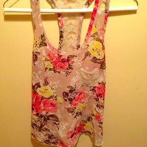 Floral tank top