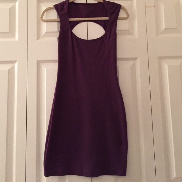 American Apparel purple mini dress