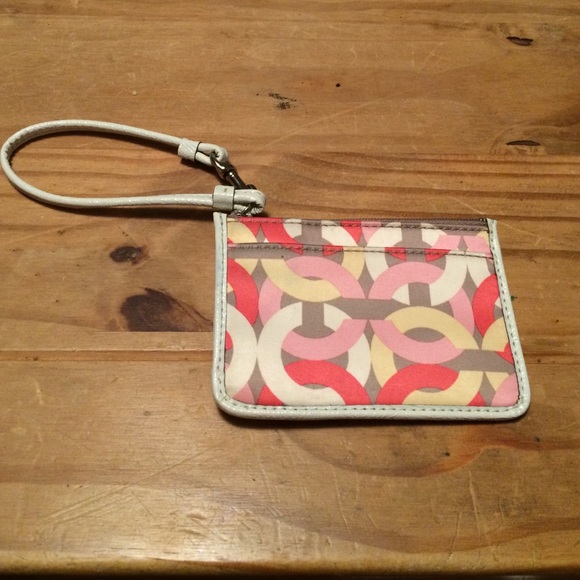 Coach Kristen chain link skinny ID case