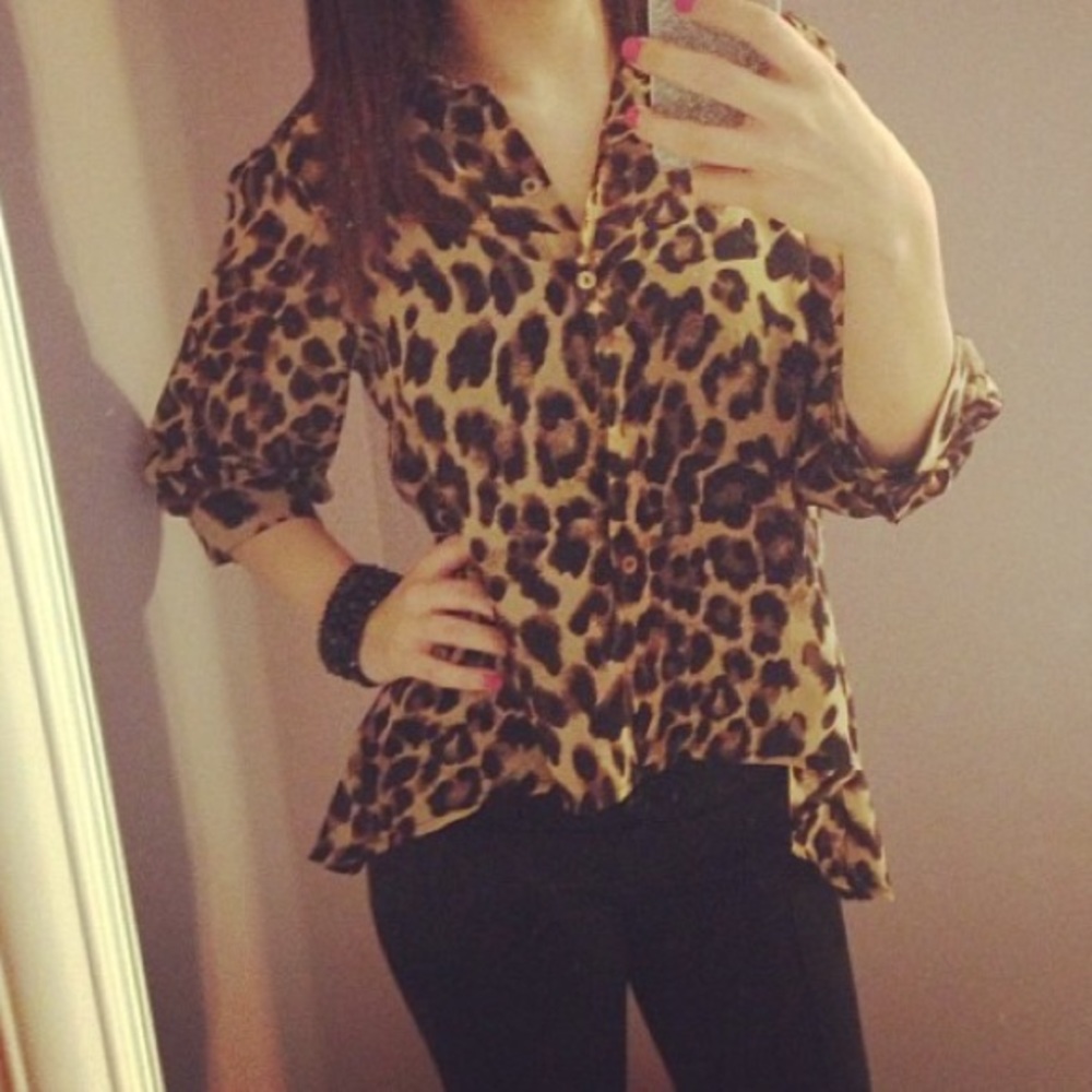 Leopard print Blouse