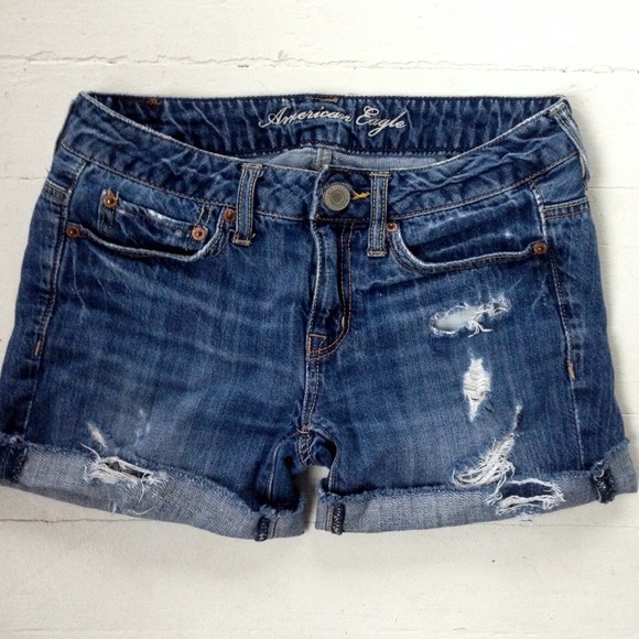 American Eagle Outfitters Denim - American eagle distressed jean shorts