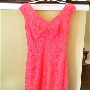 Lilly Pulitzer Rosaline dress in Ginger Lace