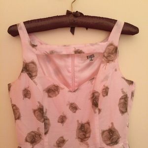 BB Dakota Charlotte Smudge Rose Dress