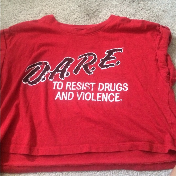 D.A.R.E crop top❤️❤️