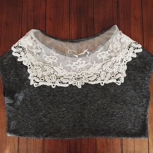 Torrid Top with Lace Back Detailing