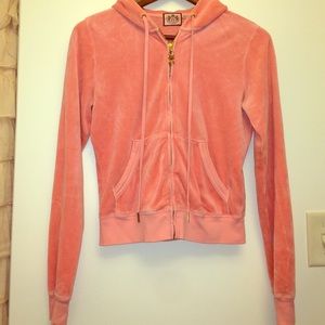 Pink velvet juicy couture jacket