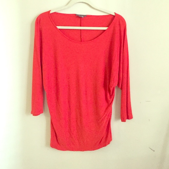 Burnt orange Vince top