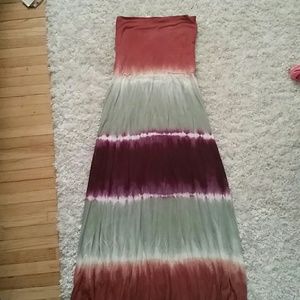 Summer tye-dye festival dress