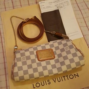 Louis Vuitton Damier Azur Eva Clutch