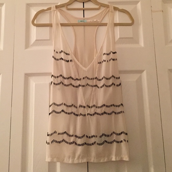 White sheer tank