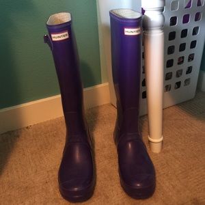 Purple Hunter Boots