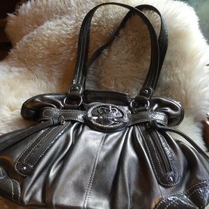 Kathy Van Zeeland toupee Shoulder Purse