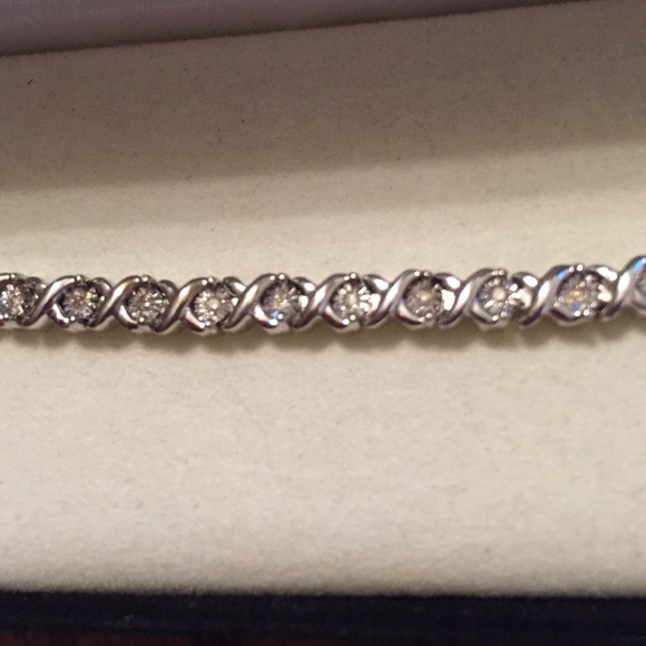 Kay Jewelers Jewelry 3 Carat Sterling Silver Diamond Bracelet