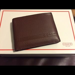 Men's Coach wallet- NEVER used!!!