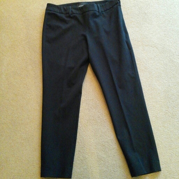 Navy blue capri pants.  Cynthia Rowley
