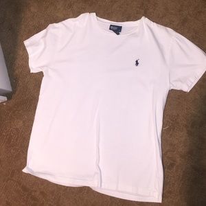 white polo t shirt