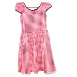 Polka dot fitted dress