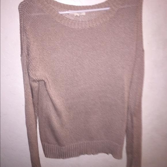 F21 Beige sweater.