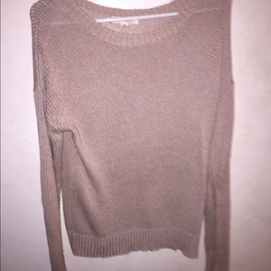 F21 Beige sweater.