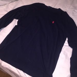 long sleeve polo shirt