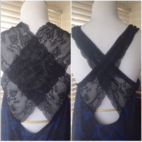 💫Free People Vintage Floral Print Lace Bead Tunic - Picture 4 of 4